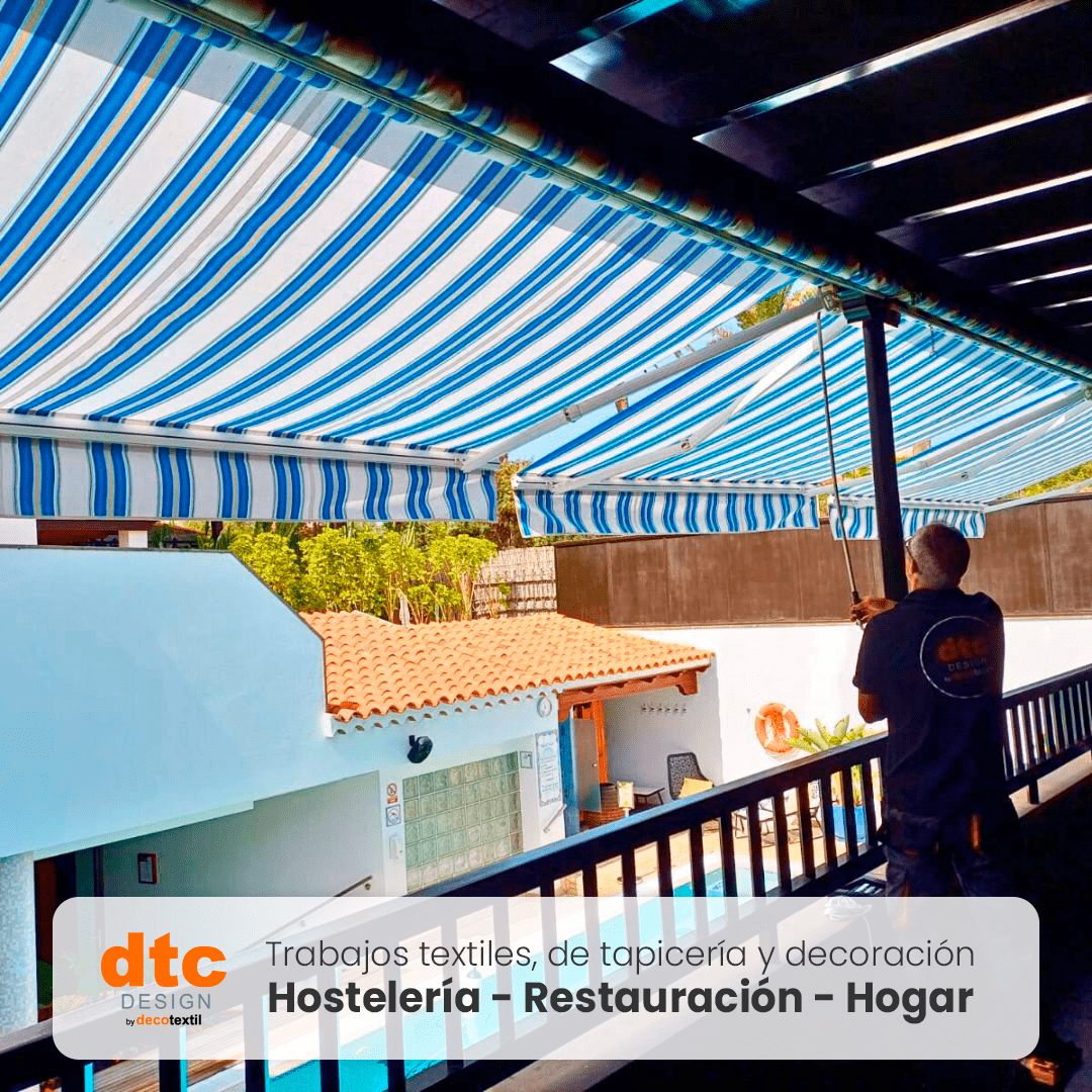 Expertos en la instalación de toldos - Decotextil Canarias