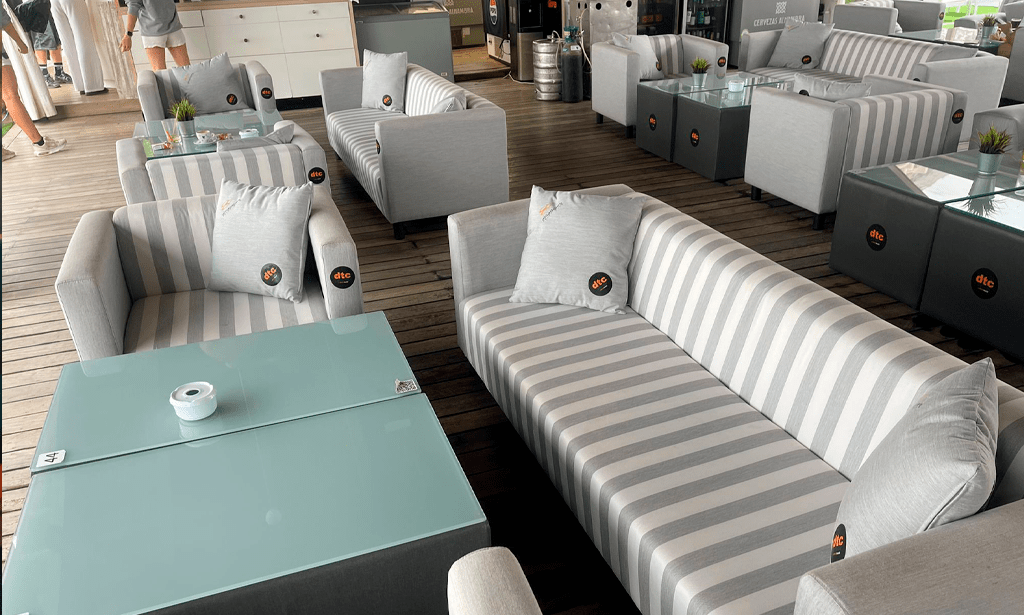 Proyecto de decoración contract y mobiliario a medida Amadores Beach Club en Gran Canaria