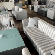 Proyecto de decoración contract y mobiliario a medida Amadores Beach Club en Gran Canaria